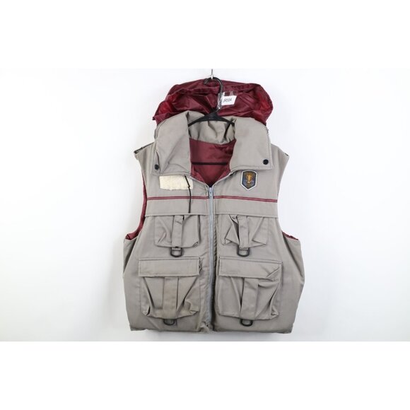 Vtg 80s 90s Mens Large Americas Cup Sailing Type III Flotation Vest Jacket USA
